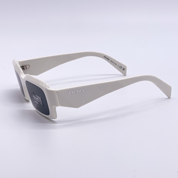 NEW PRADA WHITE UNISEX SUNGLASSES PR27ZS 17K08Z NEW COLLECTION PRADA EYEWEAR - Picture 4 of 11